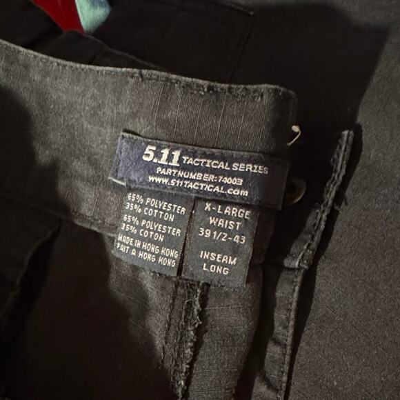 5.11 Tactical Black Cargo Pants - Picture 2 of 2